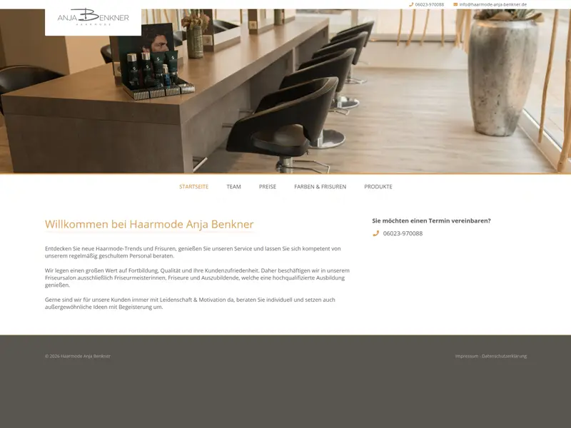 Haarmode Anja Benkner